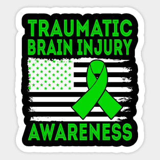 Traumatic Brain Injury Awareness Sticker